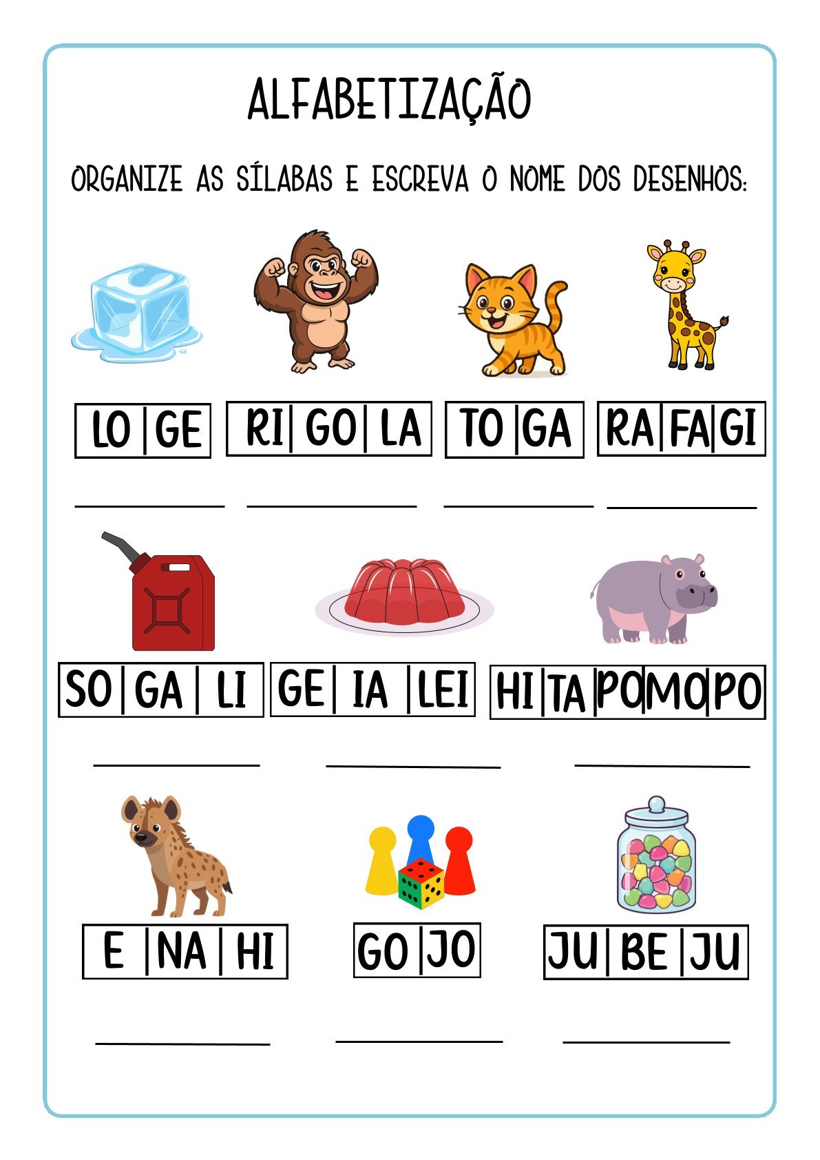 Palavras com Animais